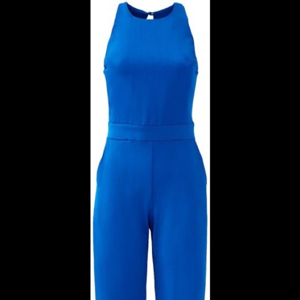 Karina Grimaldi Blue Silva Jumpsuit