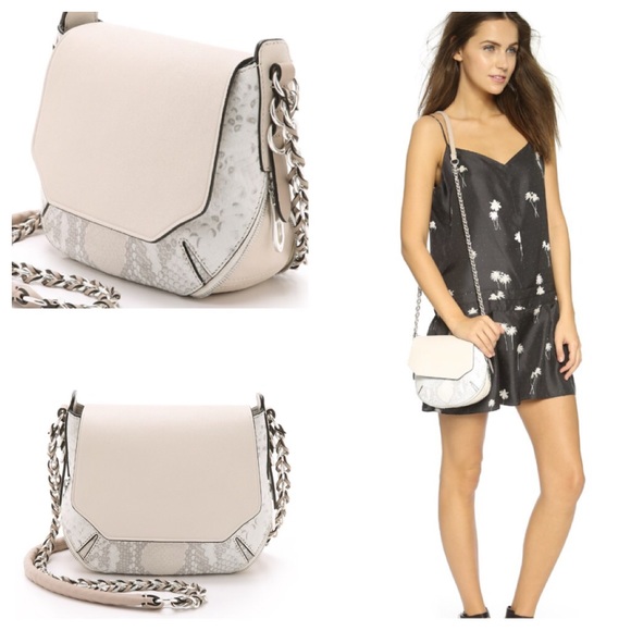 rag & bone Handbags - NWT Rag & Bone Python Bradbury Mini Chain Bag