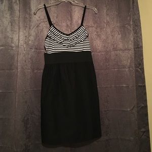 Black and white dress