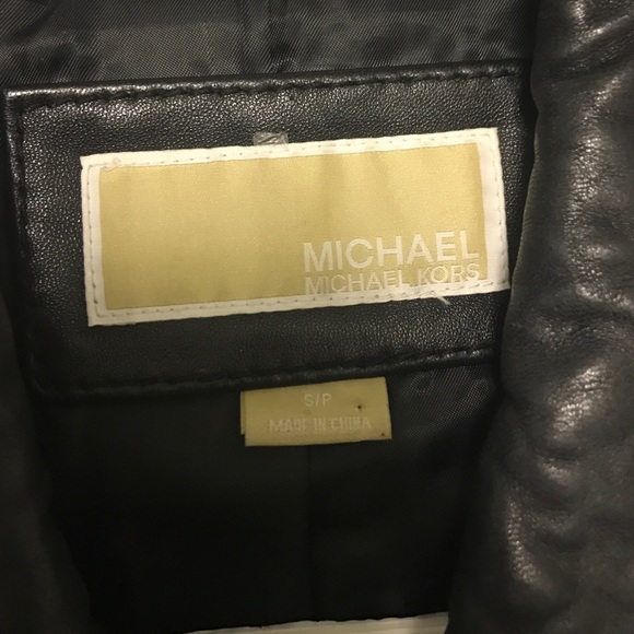 Michael kors leather jacket - Picture 2 of 4