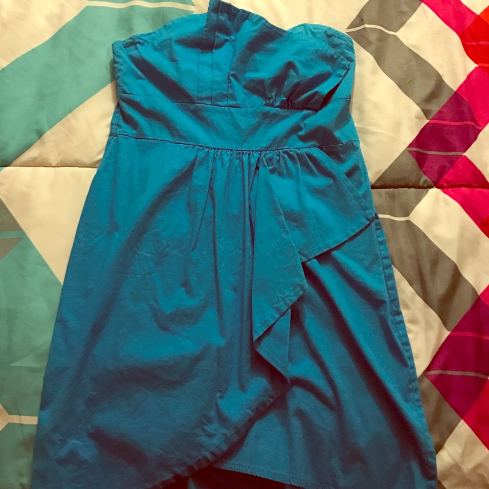 Off the shoulder wrap dress