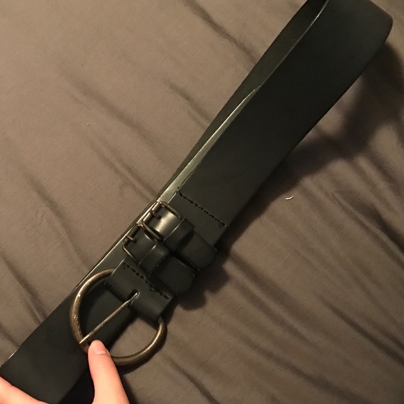 A vintage black belt - Picture 3 of 3