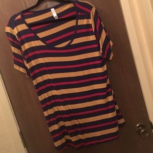 Lularoe classic tee leggings material