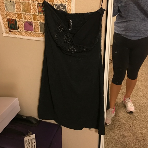 Free People black cocktail dress - Picture 1 of 2