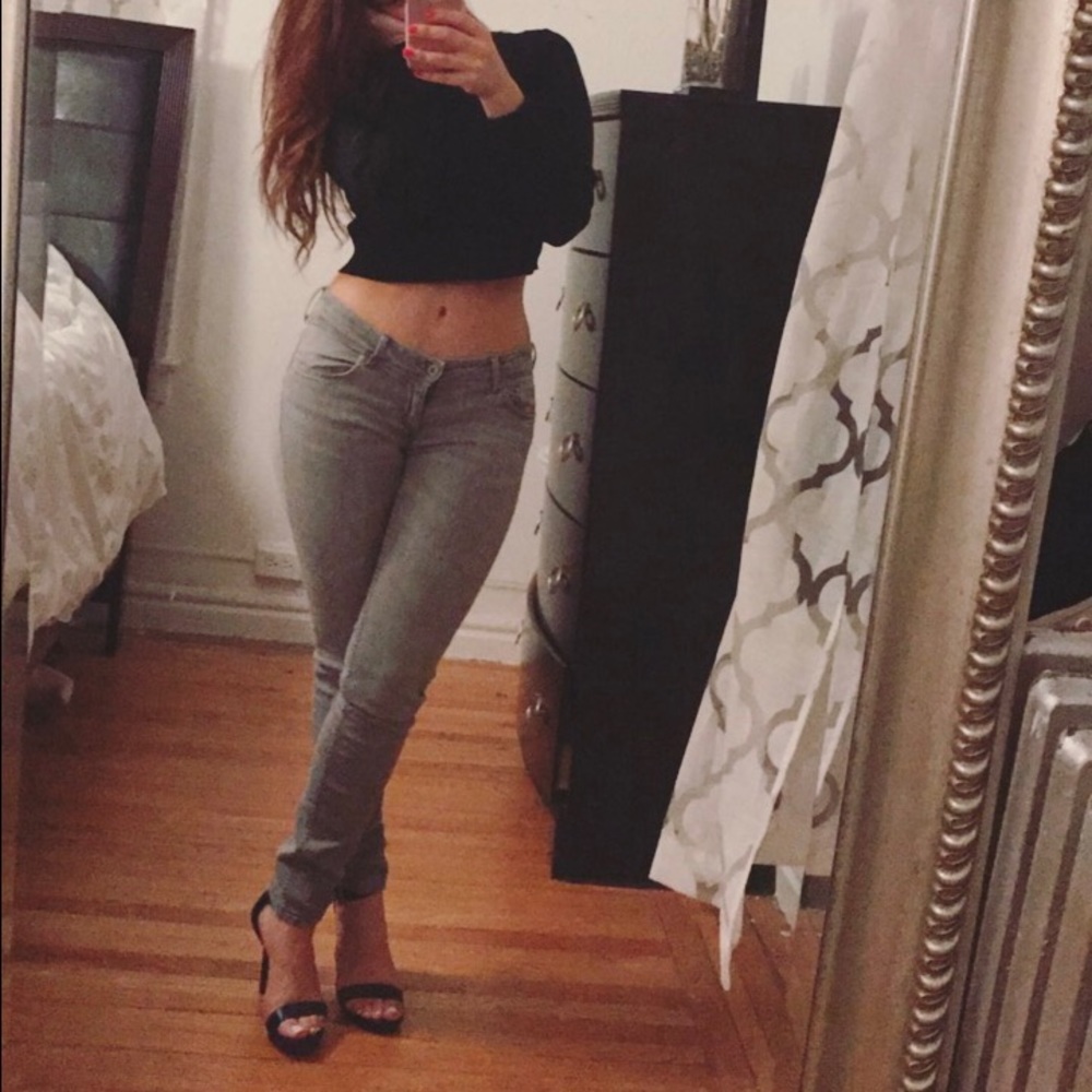 Gray H&M Stretch jeans