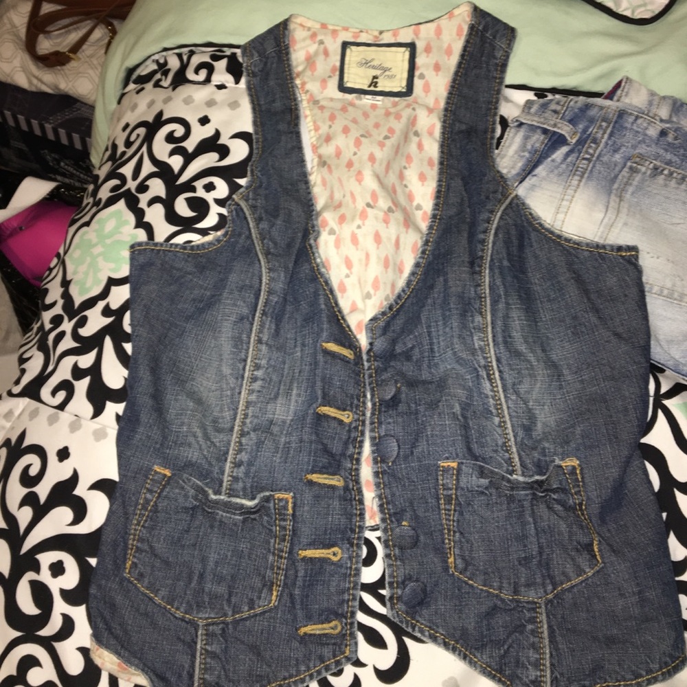 Heritage denim vest