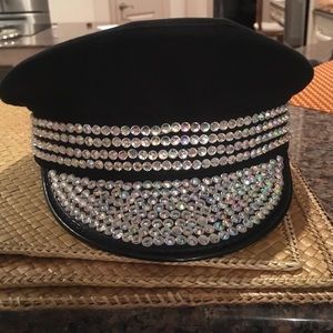 Black cop hat