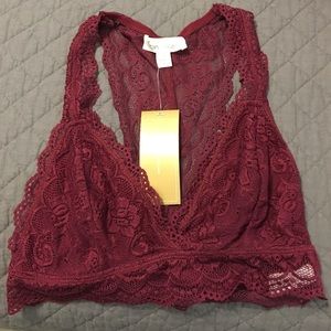 Racerback lace bralette
