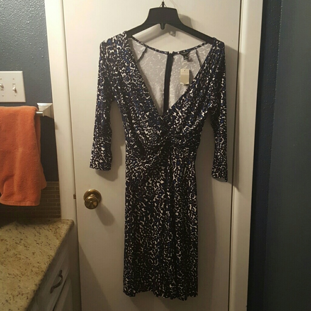 Ann taylor print dress-NWT