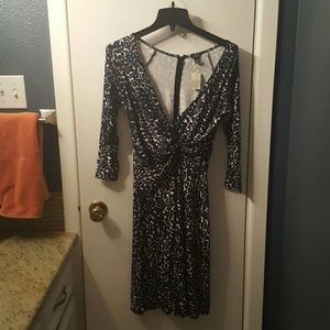 Ann taylor print dress-NWT