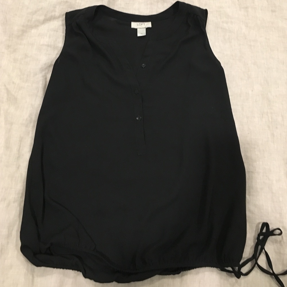 Loft black tank. Size XS. Like new!