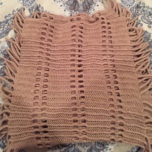 Anna & Ava fringe infinity scarf