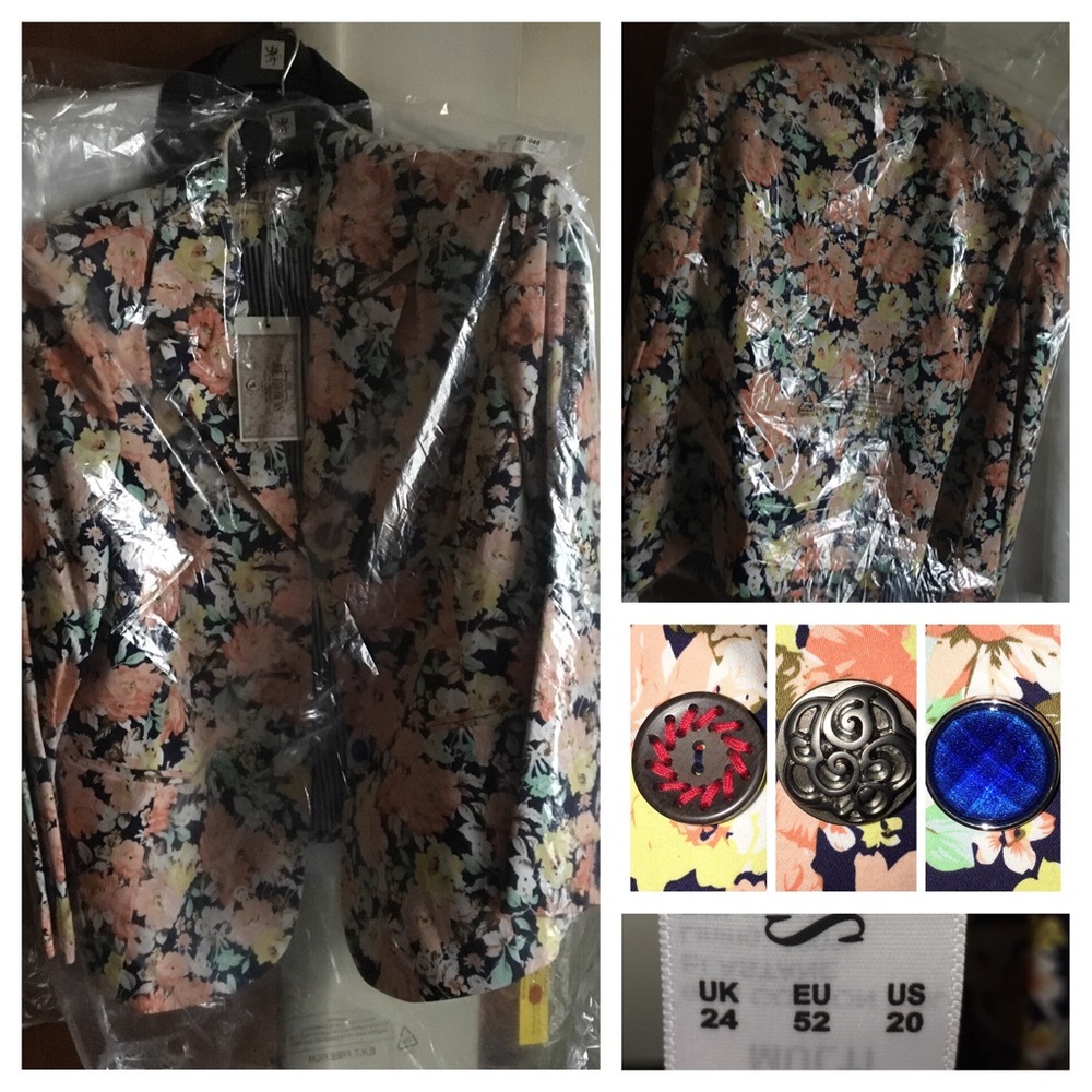 Floral blazer