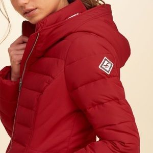 Sherpa-Lined Puffer Jacket