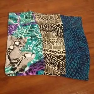 3 assorted skirts