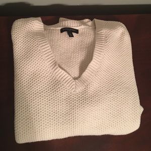 Cream Banana Republic sweater