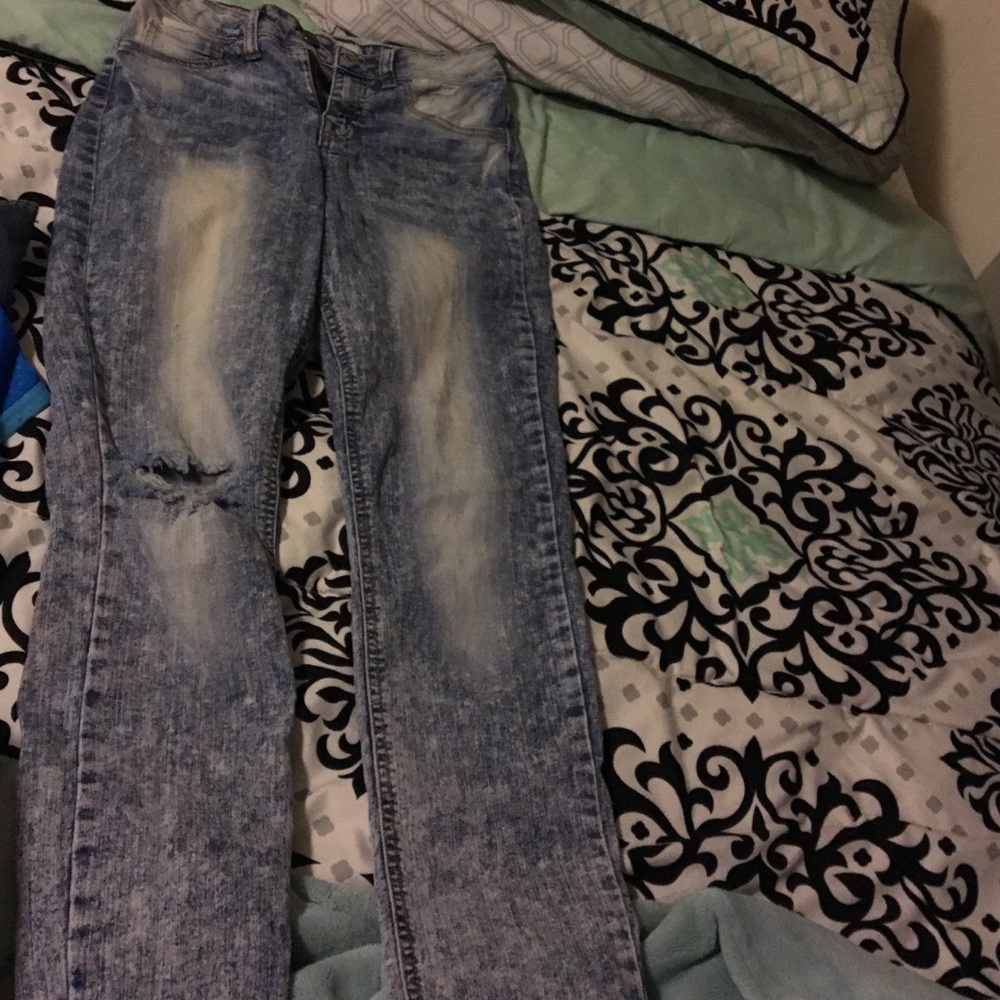 Size 5 distressed jeans