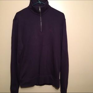 Burberry half zip sweatshirt