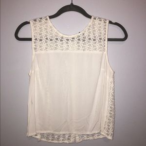 white crop top