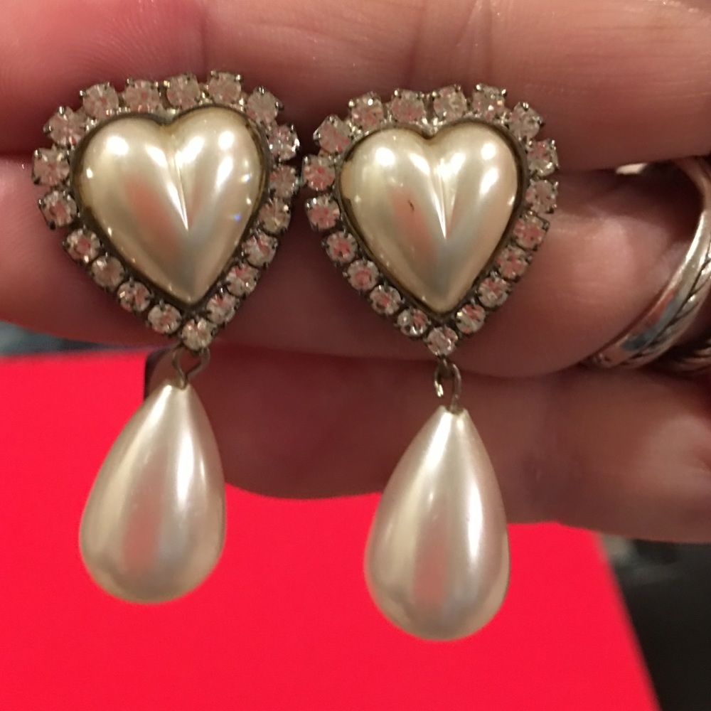Pearl fashion earrings special occasion