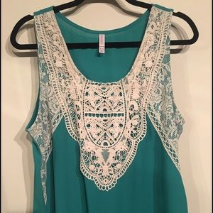 GREEN XHILARATION DRESS TANK~  XL~ Target brand