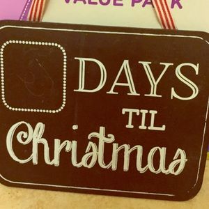 Christmas Day chalk board