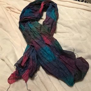 Watercolor scarf