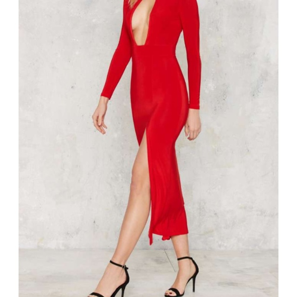 Red dress