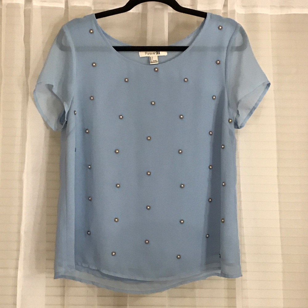 Beautiful blue blouse