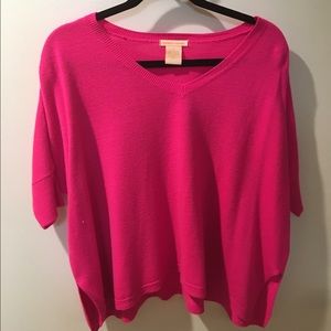 Hot Pink Relaxed fit Sweater!