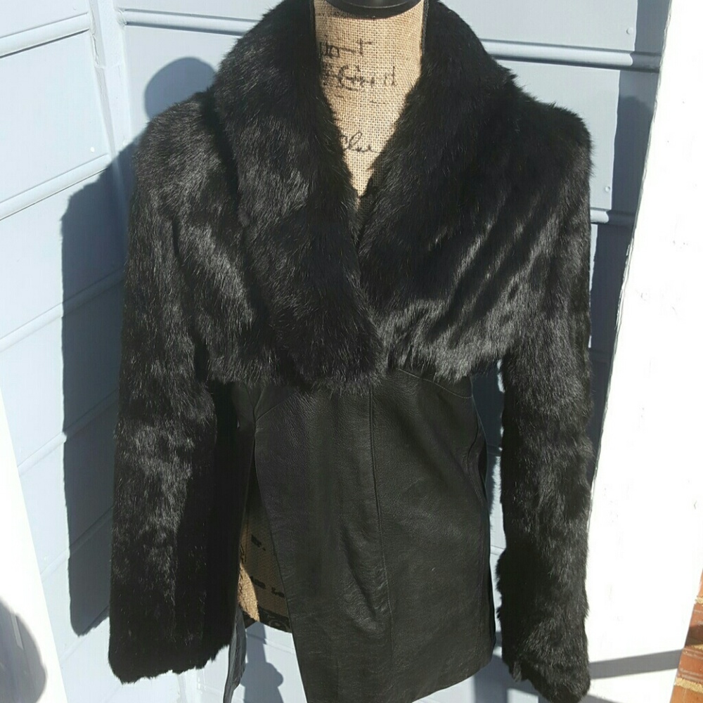 Gorgeous Diamonds & Pearls Couture 100% Rabbit fur