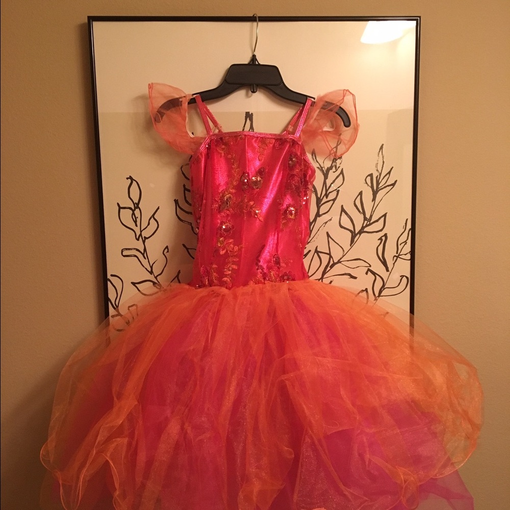 Curtain Call Evening Sunset Ballet Costume NWOT (2