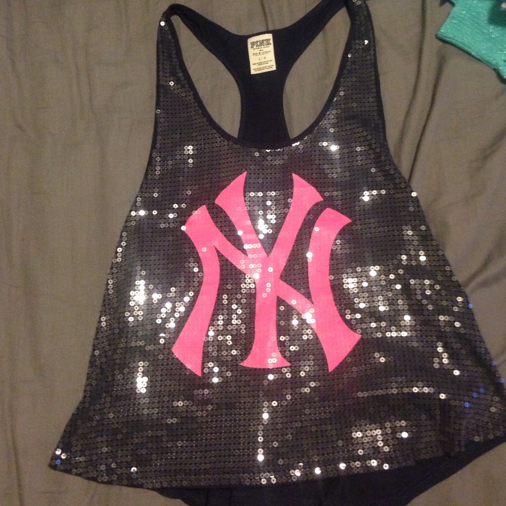 VS Pink New York Yankees tank