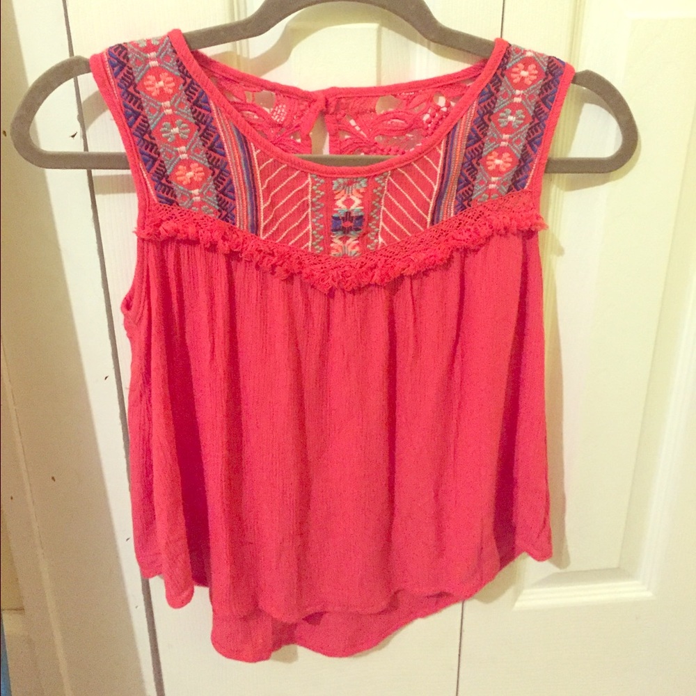 This is a tank crop top. Size small.