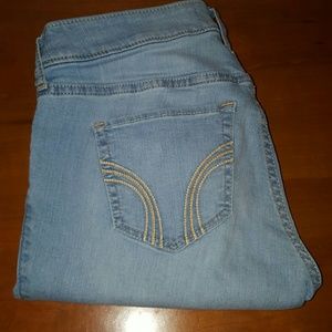 Hollister light wash skinny jeans