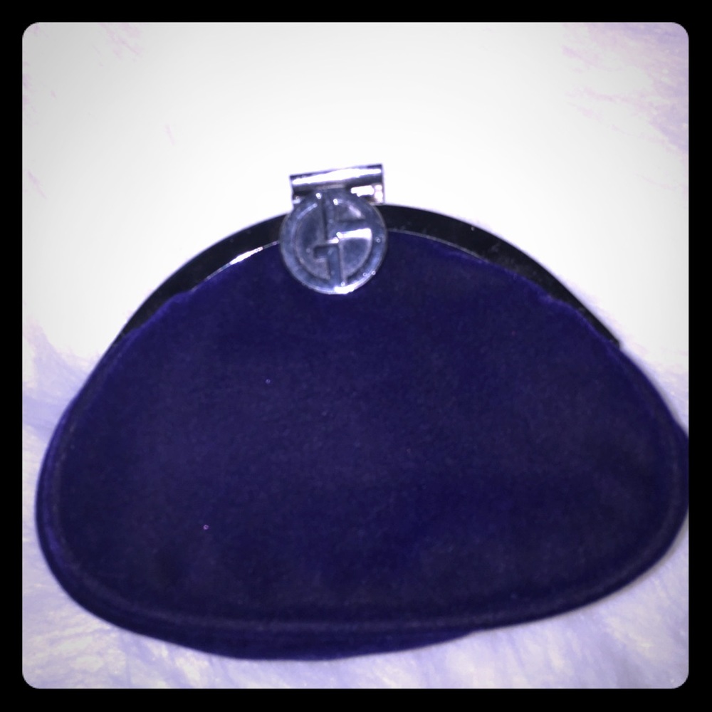 ✨✨Giorgio Armani blue velvet pouch✨✨