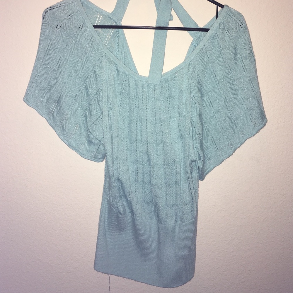 Short sleeve sweater