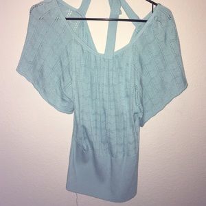 Short sleeve sweater