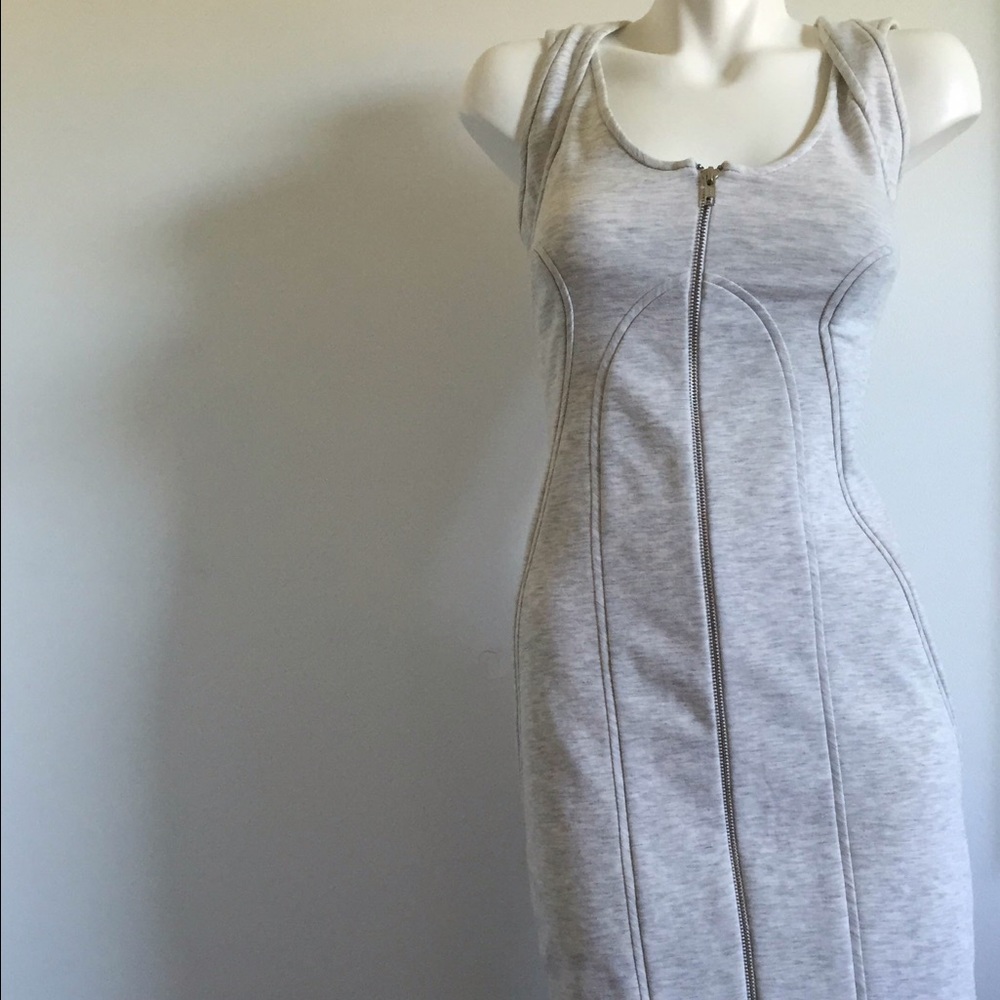 Alexander Wang Heather & Grey Pont with Cross back