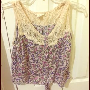 Crop boutique tank top