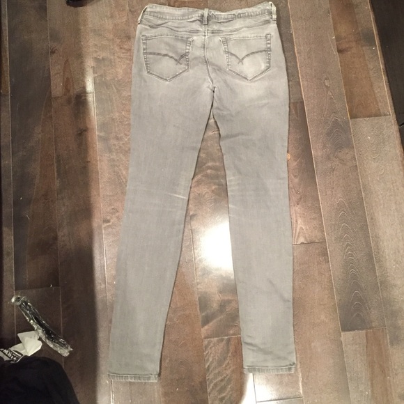 Grey tribal print skinny jeans - Picture 3 of 3