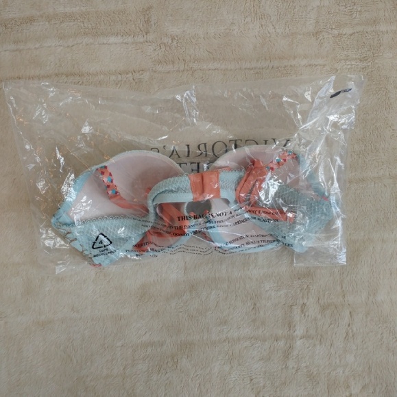 *LAST ONE*NIP VS 34B Opal Blue Print Demi - Picture 4 of 4