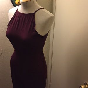 Forever 21 maroon jumpsuit S