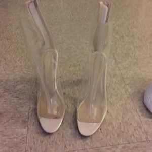 Perspex Clear Bootie