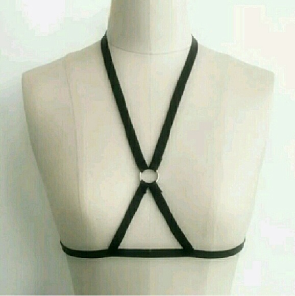 XS,S,M,L,XL,XXL,XXXL Cupless X Bralette - Picture 2 of 4