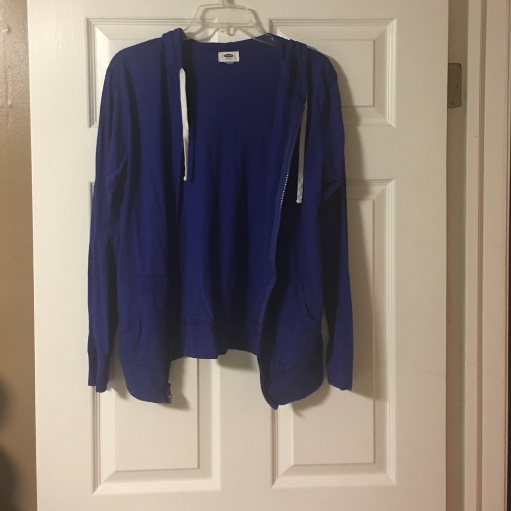 Blue Zip up hoodie