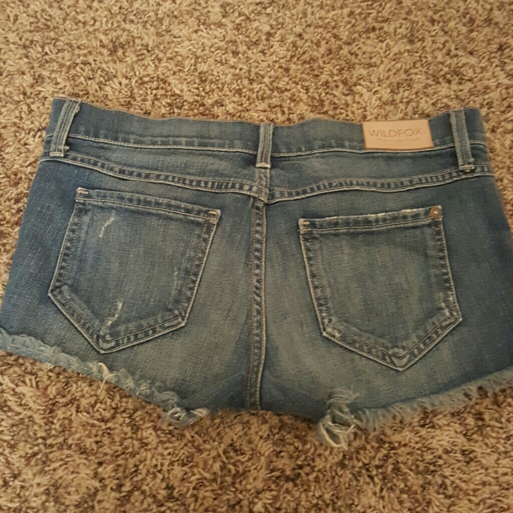 denim shorts