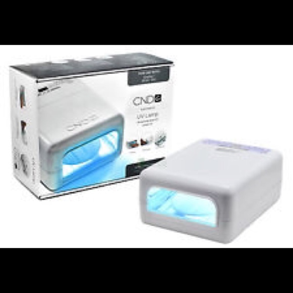 SOLD ❤❤❤❤CND UV Lamp ❤️❤️ with some  gel polish!!
