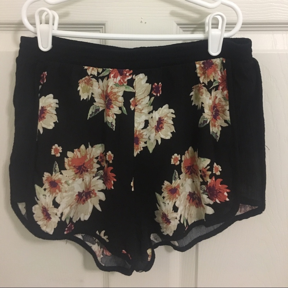 Flowy Floral Shorts