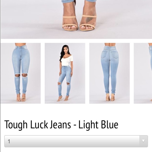 Tough Luck Jean Light Blue - Picture 2 of 3